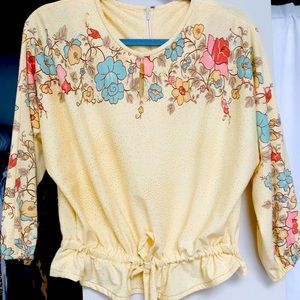 Vintage floral blouse